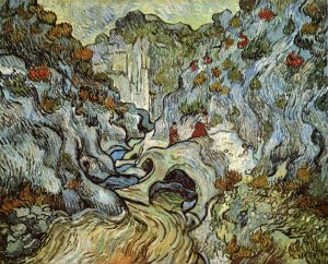 A Path Through a Ravine by Vincent van Gogh Oil Painting Reproduction