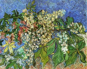 Blossoming Chestnut Branches by Vincent van Gogh Oil Painting Reproduction