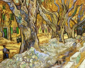 Large Plane Trees by Vincent van Gogh Oil Painting Reproduction