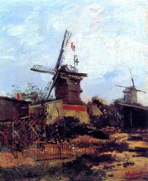 Le Moulin de Blute-Fin by Oil Painting Reproduction