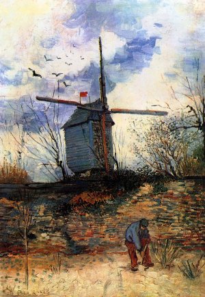 Le Moulin de la Galette by Vincent van Gogh Oil Painting Reproduction