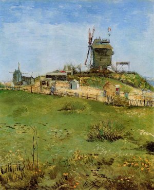 Le Moulin de la Gallet by Oil Painting Reproduction