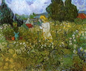 Marguerite Gachet in the Garden by Oil Painting Reproduction