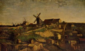 Montmartre: the Quarry and Windmills by Oil Painting Reproduction