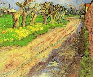 Pollard Willows by Oil Painting Reproduction