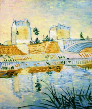 Pont de Clichy by Oil Painting Reproduction