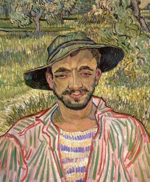 Portrait of a Young Peasant by Oil Painting Reproduction