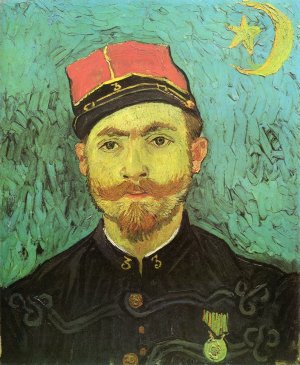 Portrait of Milliet, Second Lieutnant of the Zouaves by Oil Painting Reproduction