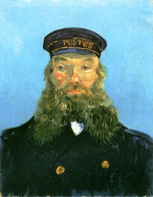 Portrait of the Postman Joseph Roulin by Vincent van Gogh Oil Painting Reproduction