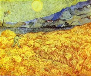 Reaper by Vincent van Gogh Oil Painting Reproduction