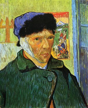 Self Portrait with Bandaged Ear by Oil Painting Reproduction