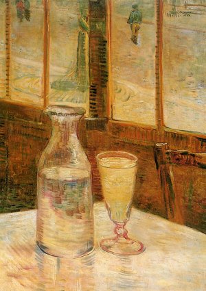 Still Life with Absinthe by Oil Painting Reproduction