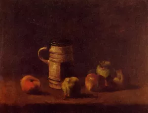 Still Life with Beer Mug and Fruit