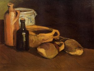 Still Life with Clogs and Pots by Vincent van Gogh Oil Painting Reproduction