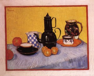 Still Life with Coffeepot by Oil Painting Reproduction