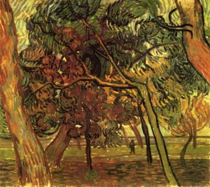 Study of Pine Trees by Vincent van Gogh Oil Painting Reproduction