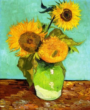 Sunflowers II by Vincent van Gogh Oil Painting Reproduction