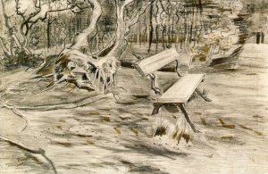 The Bench by Vincent van Gogh Oil Painting Reproduction