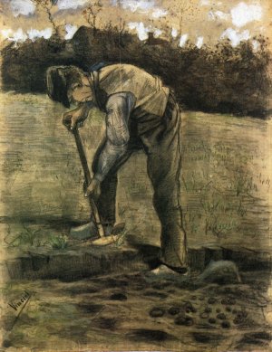 The Digger by Oil Painting Reproduction