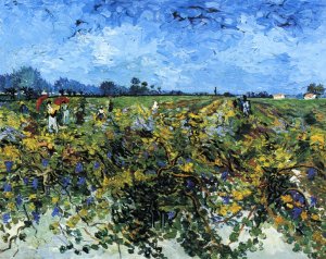 The Green Vineyard by Vincent van Gogh Oil Painting Reproduction