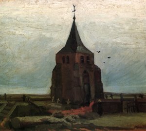 The Old Tower by Oil Painting Reproduction