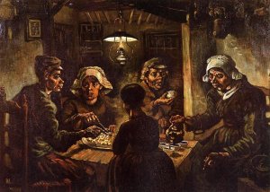 The Potato Eaters II by Oil Painting Reproduction