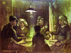 The Potato Eaters by Oil Painting Reproduction