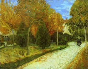 The Public Park at Arles by Oil Painting Reproduction