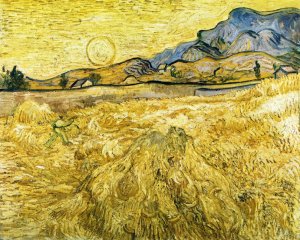 The Reaper also known as Enclosed Field with Reaper by Oil Painting Reproduction