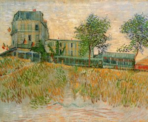 The Restaurant de la Sirene at Asnieres by Vincent van Gogh Oil Painting Reproduction