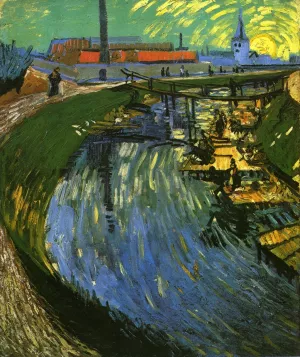 The Roubine du Roi Canal with Washerwomen