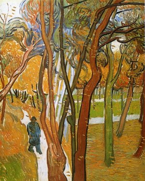 The Walk: Falling Leaves by Vincent van Gogh Oil Painting Reproduction