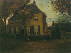 Vicarage at Nuenen also known as The Vicarage at Nuenen by Oil Painting Reproduction