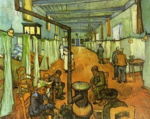 Ward in the Hospital at Arles by Oil Painting Reproduction