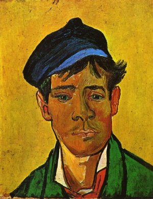 Young Man with a Cap by Oil Painting Reproduction